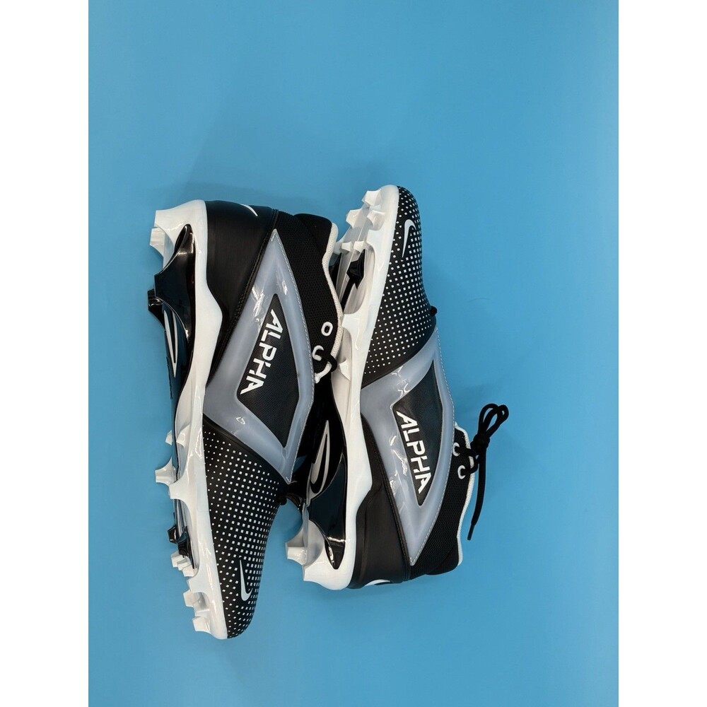 Nike Alpha Menace 4 Pro Football Cleats Black Gray Men’s Size 13 NWOB NEW